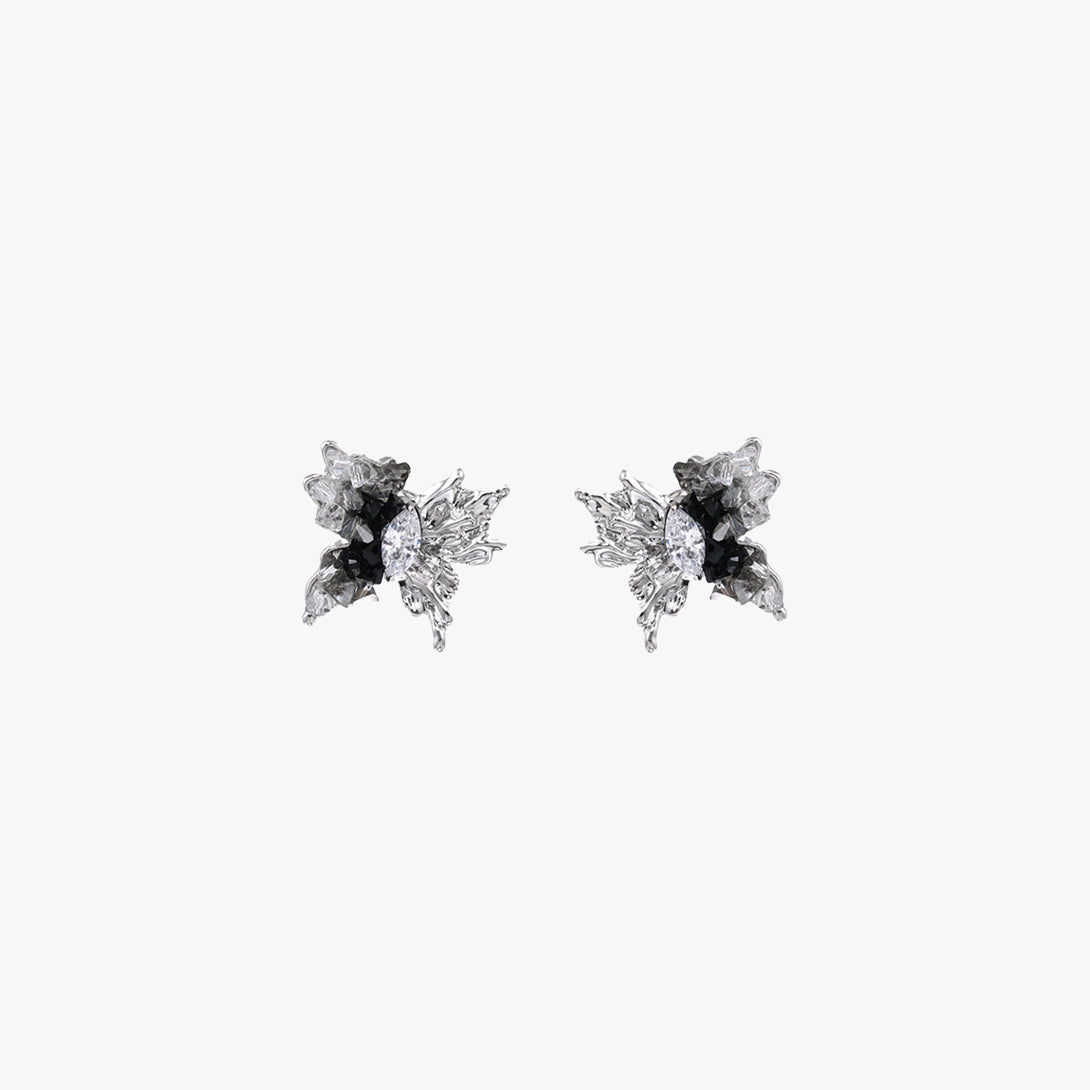 Butterfly Crystal S925 Earrings