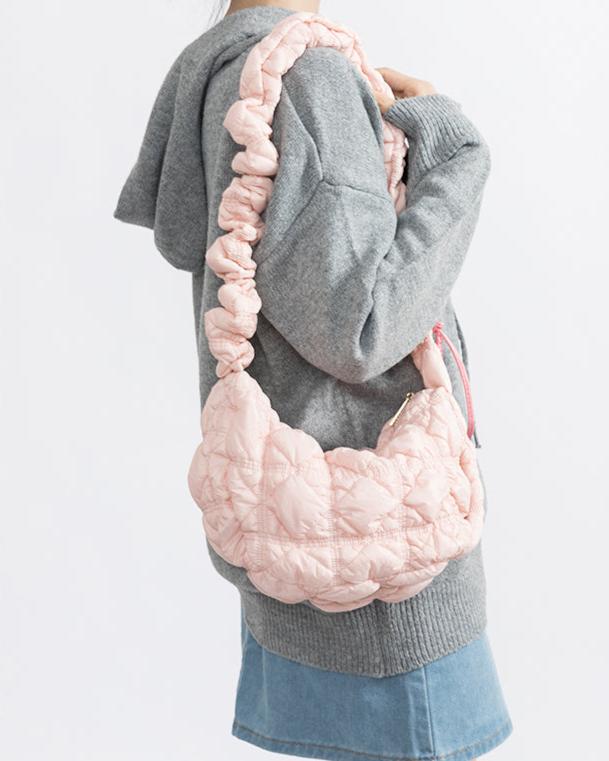 Quad Puffy Adjustable Shoulder Bag