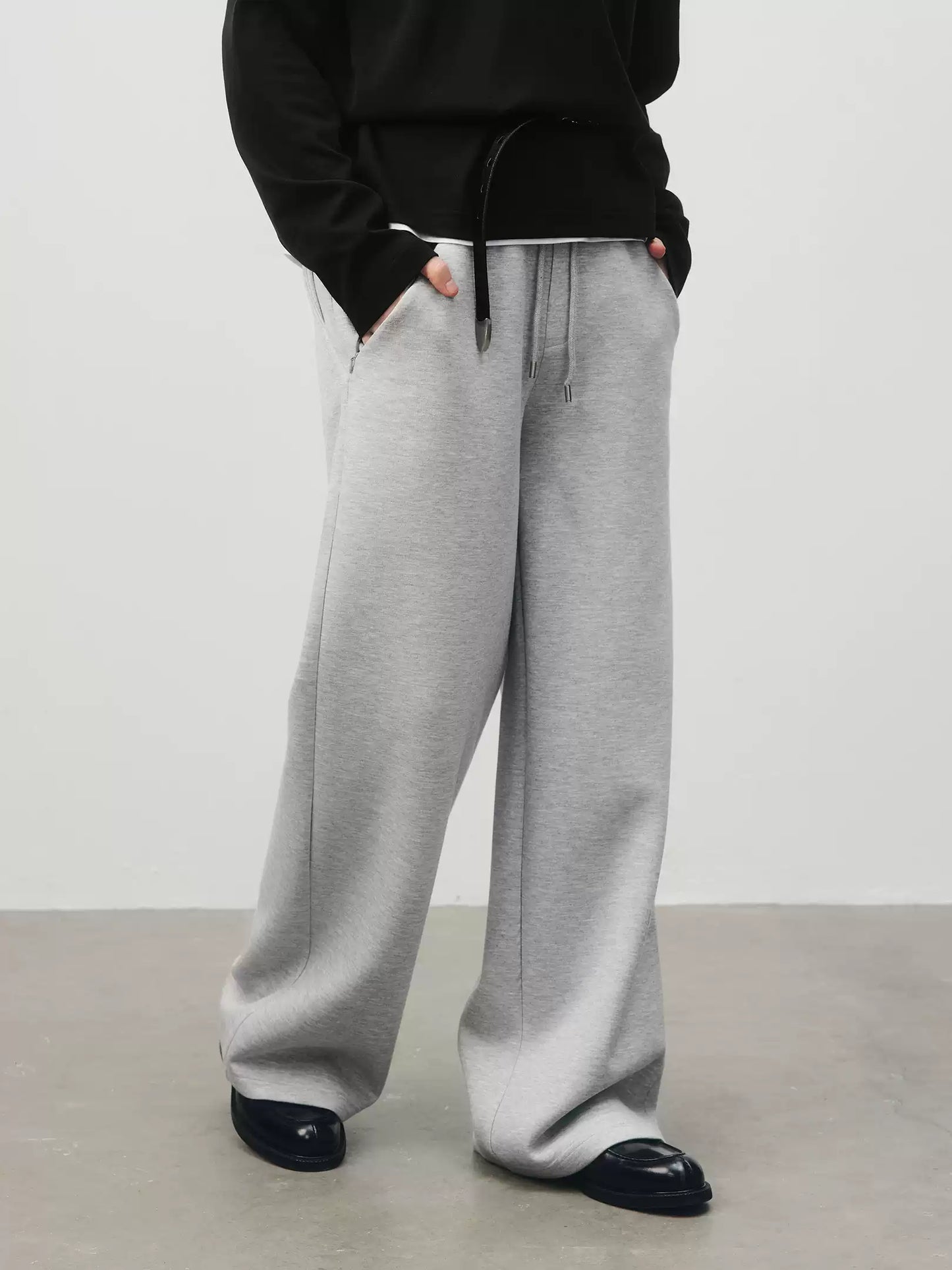 Wide-Leg Sweatpants
