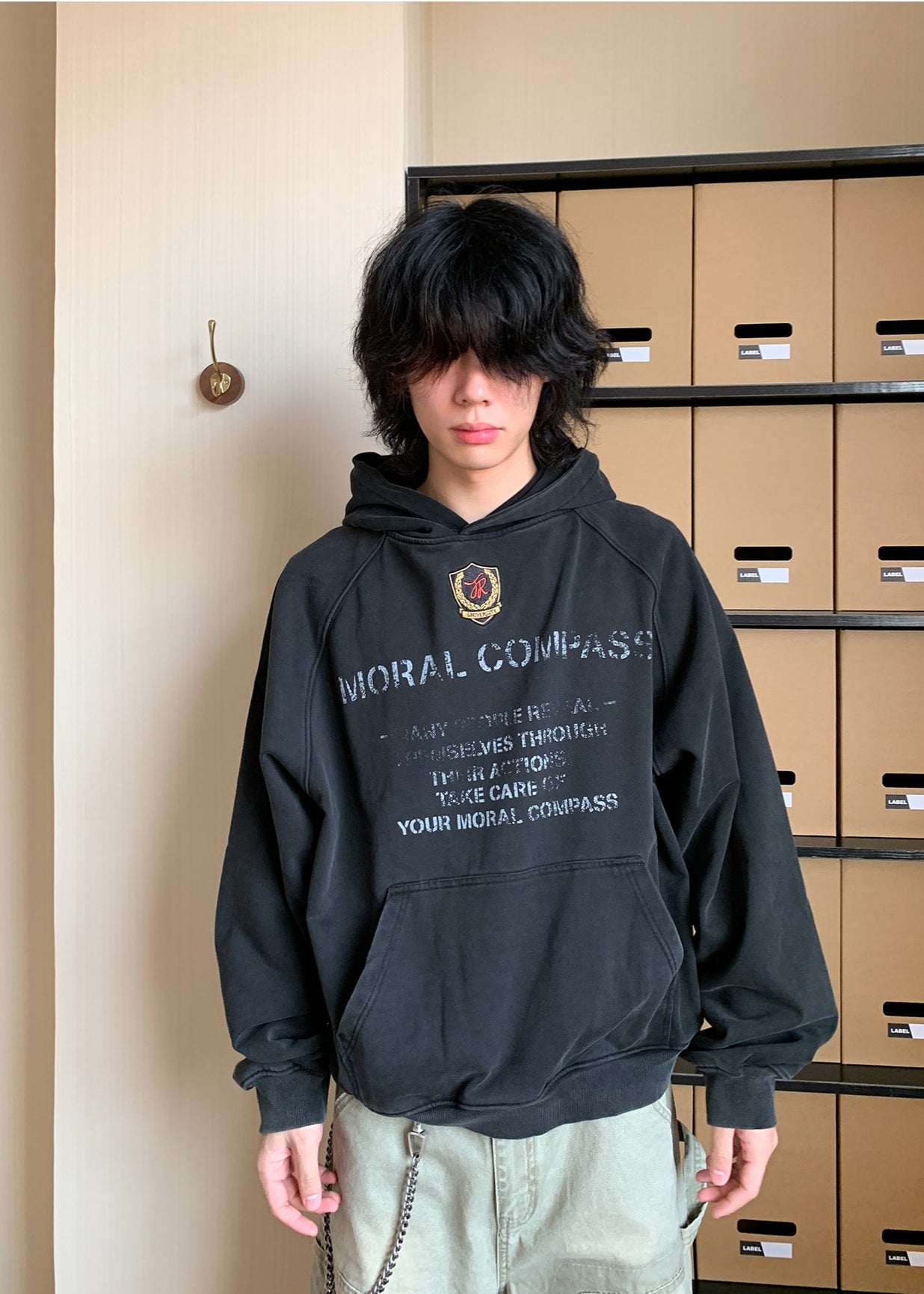 Moral Compass Graphic Hoodie