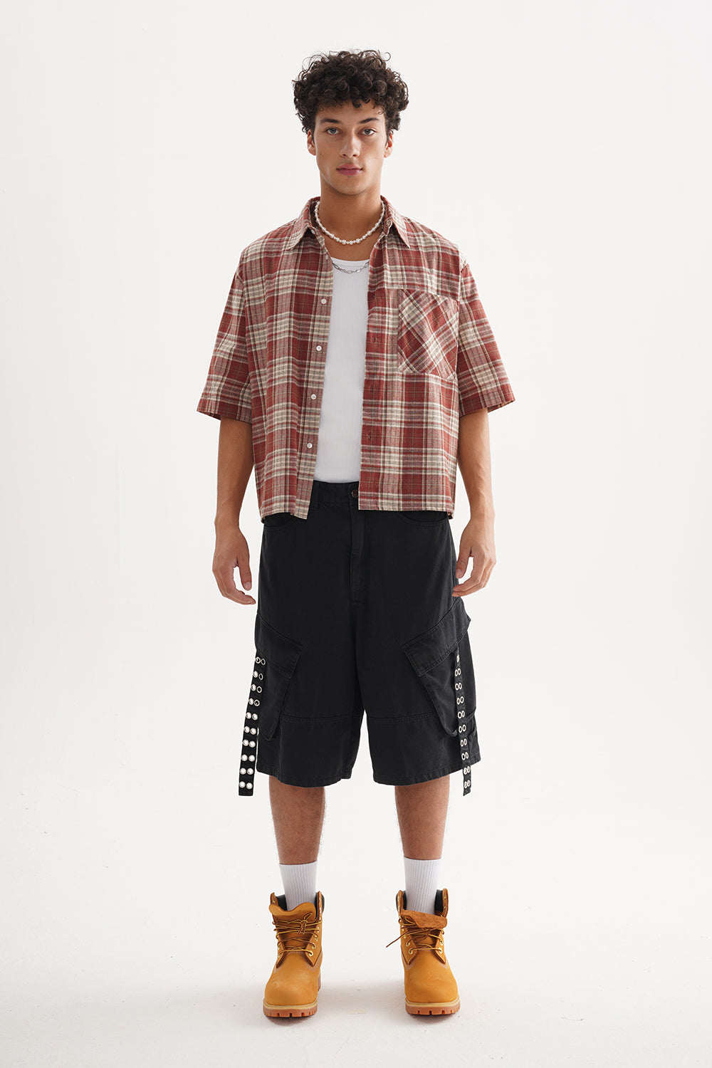 Checkered Short Sleeve Shirts