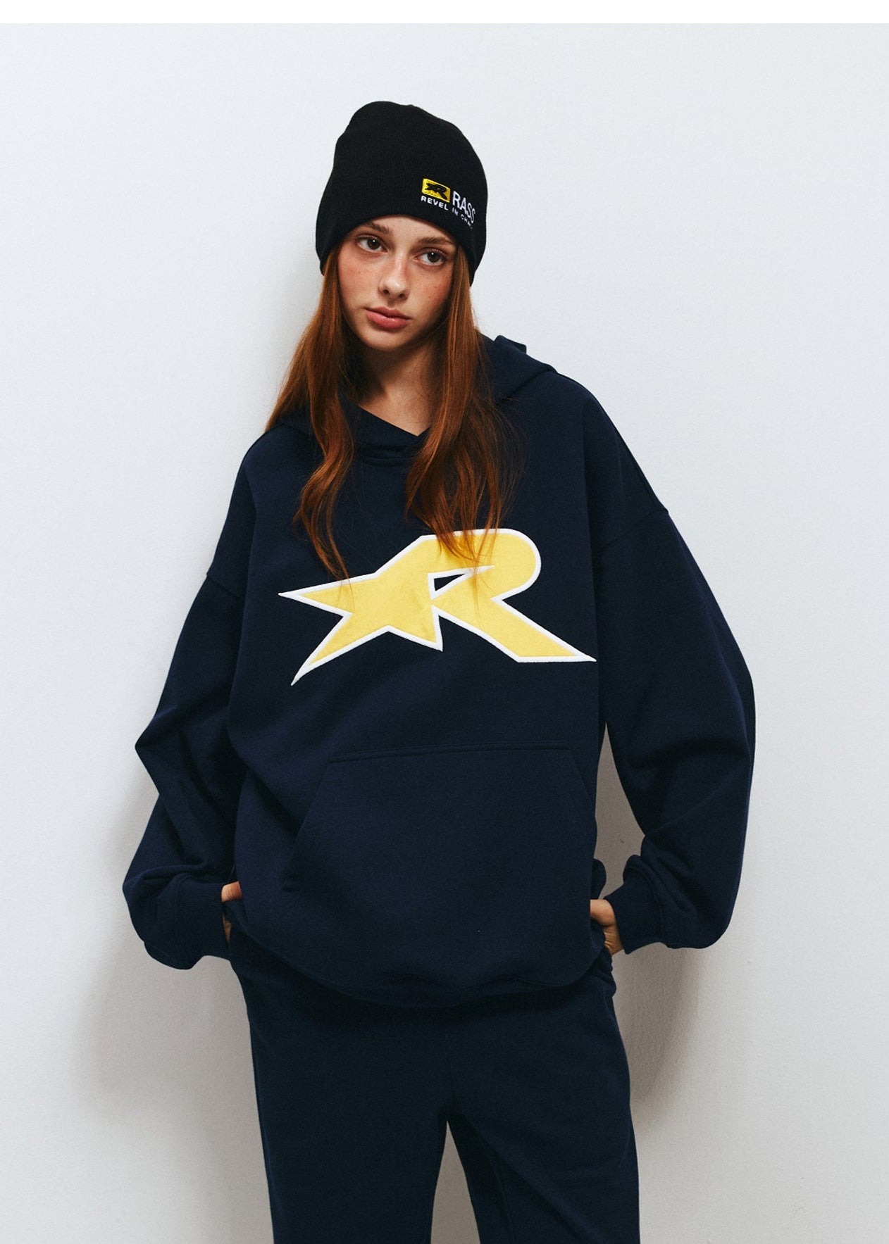 RASS Star Contrasting Patch Hoodie