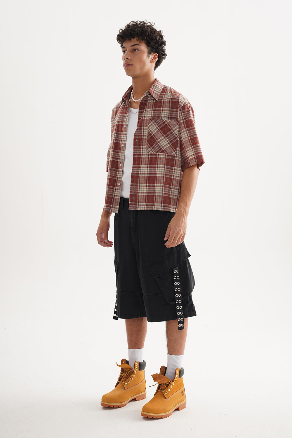 Checkered Short Sleeve Shirts