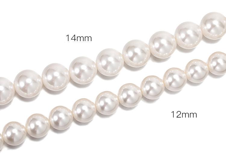 Buckle Pearl Necklace