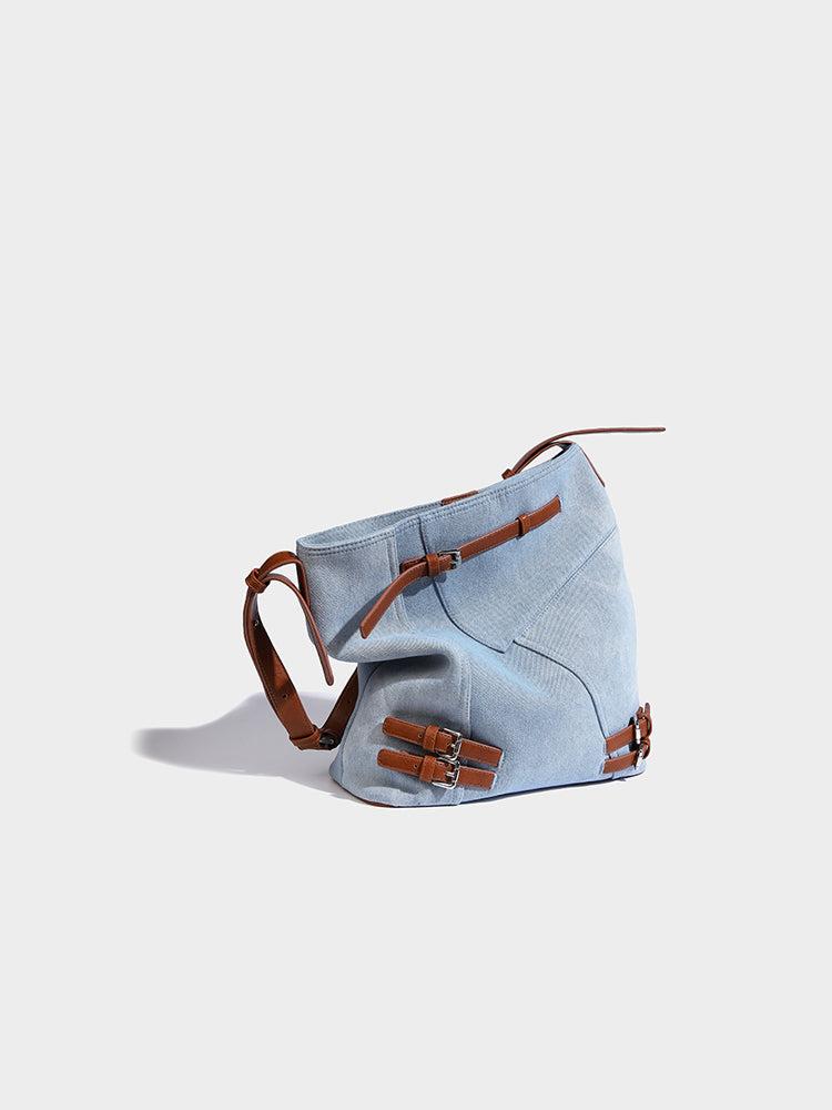 Classic Denim Bucket Bag