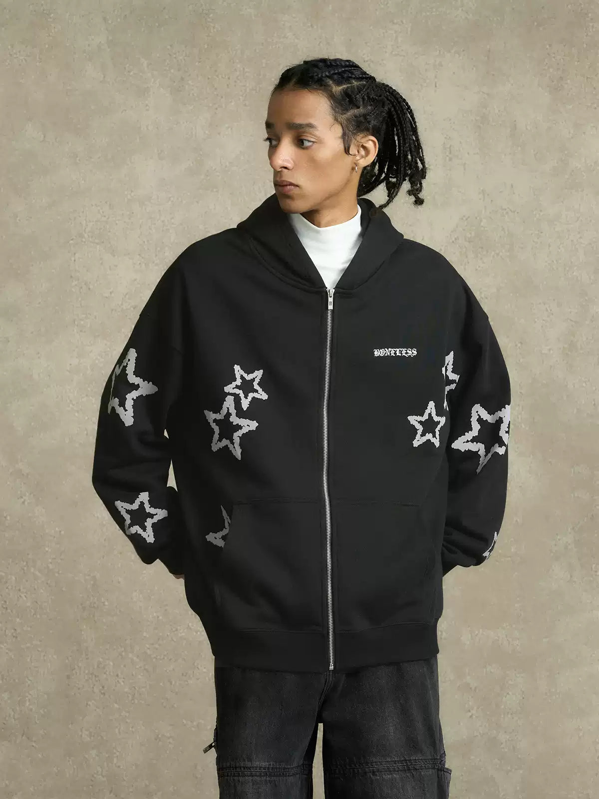 Star Zip Hoodie