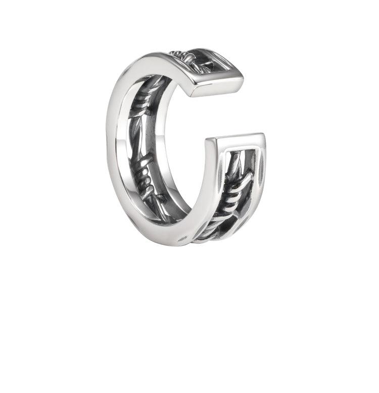 Hollow Twist S925 Ring