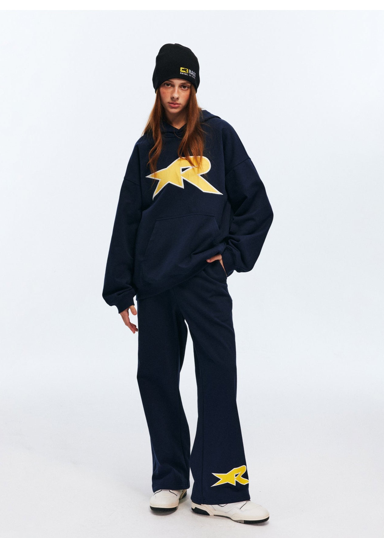 RASS Star Contrasting Patch Hoodie