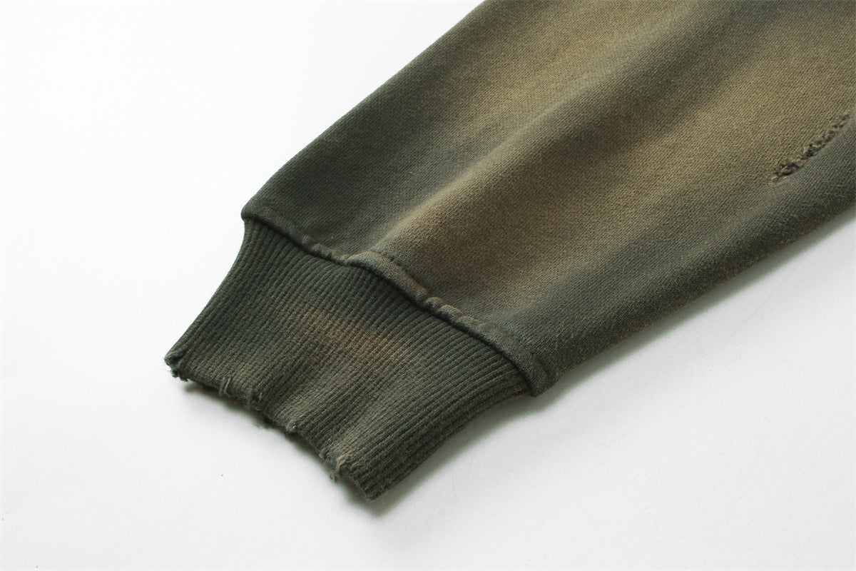 Distressed Box Hoodie