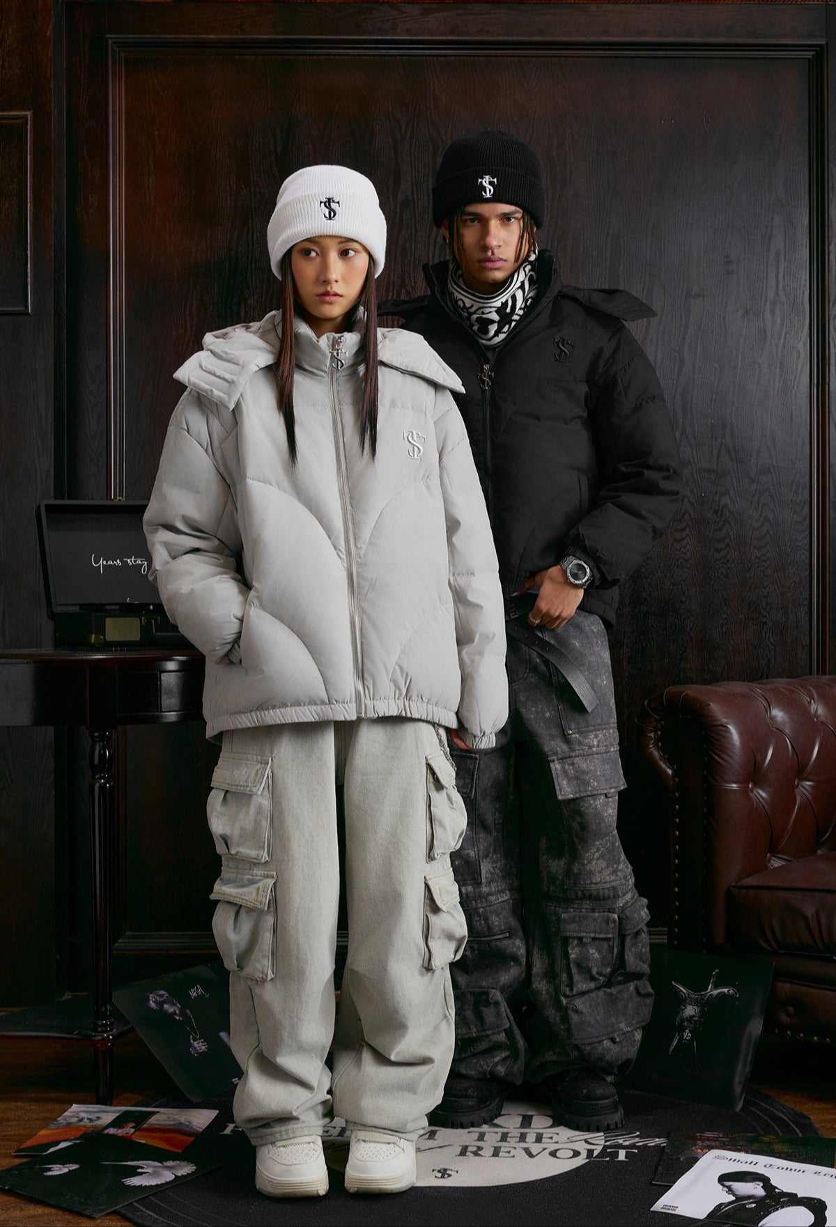 Quilted Down Puffer Jacket