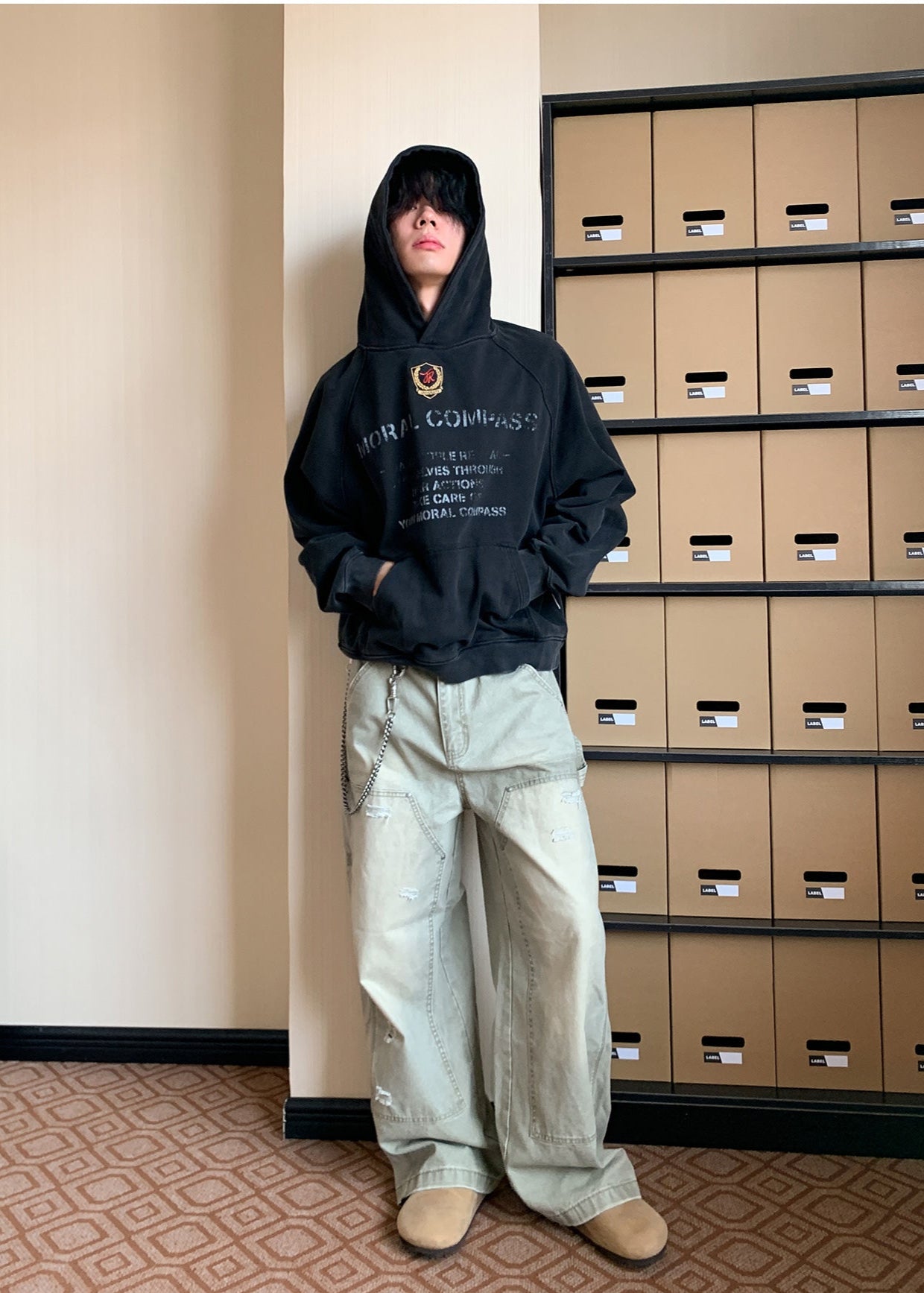 Moral Compass Graphic Hoodie