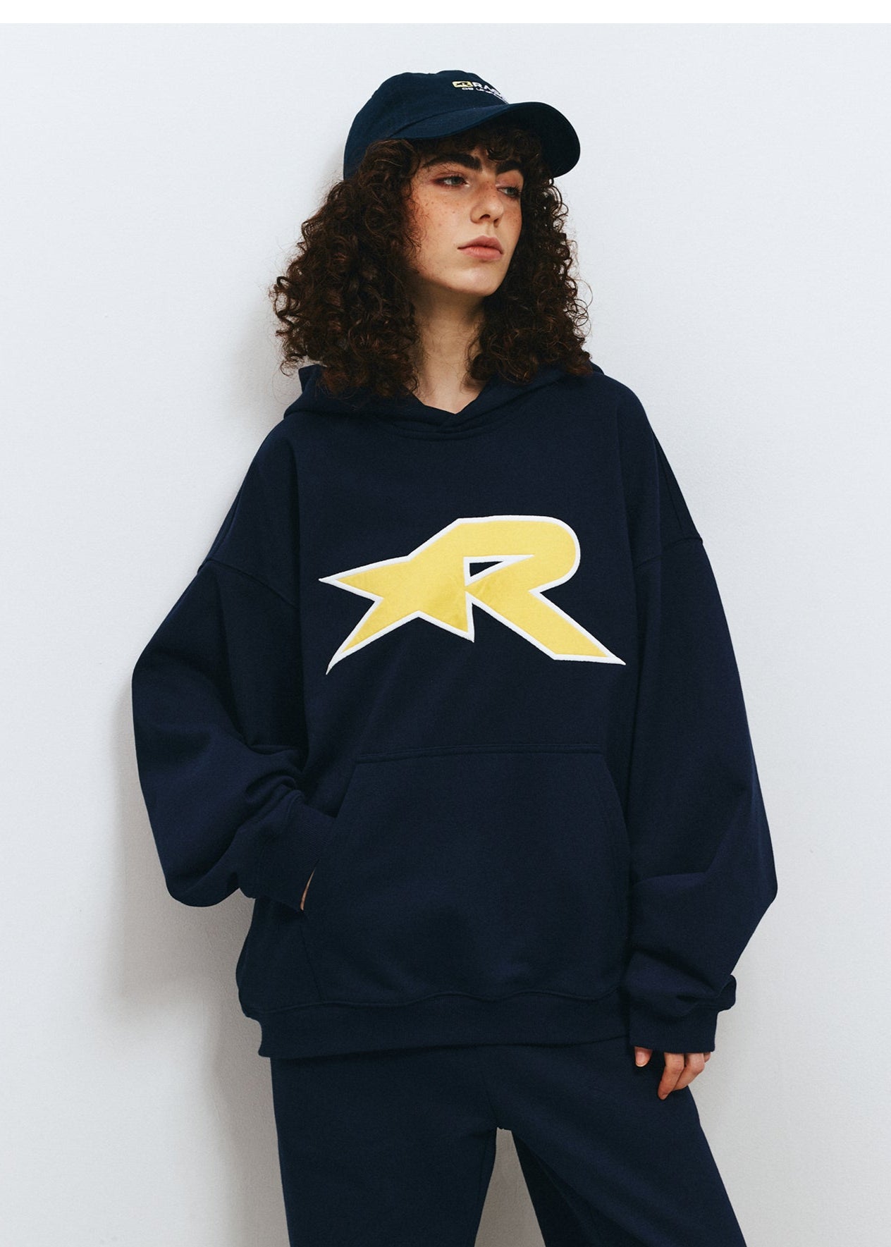 RASS Star Contrasting Patch Hoodie