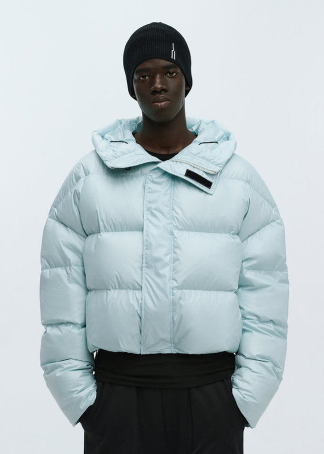 Cropped Retro Puffer Jacket