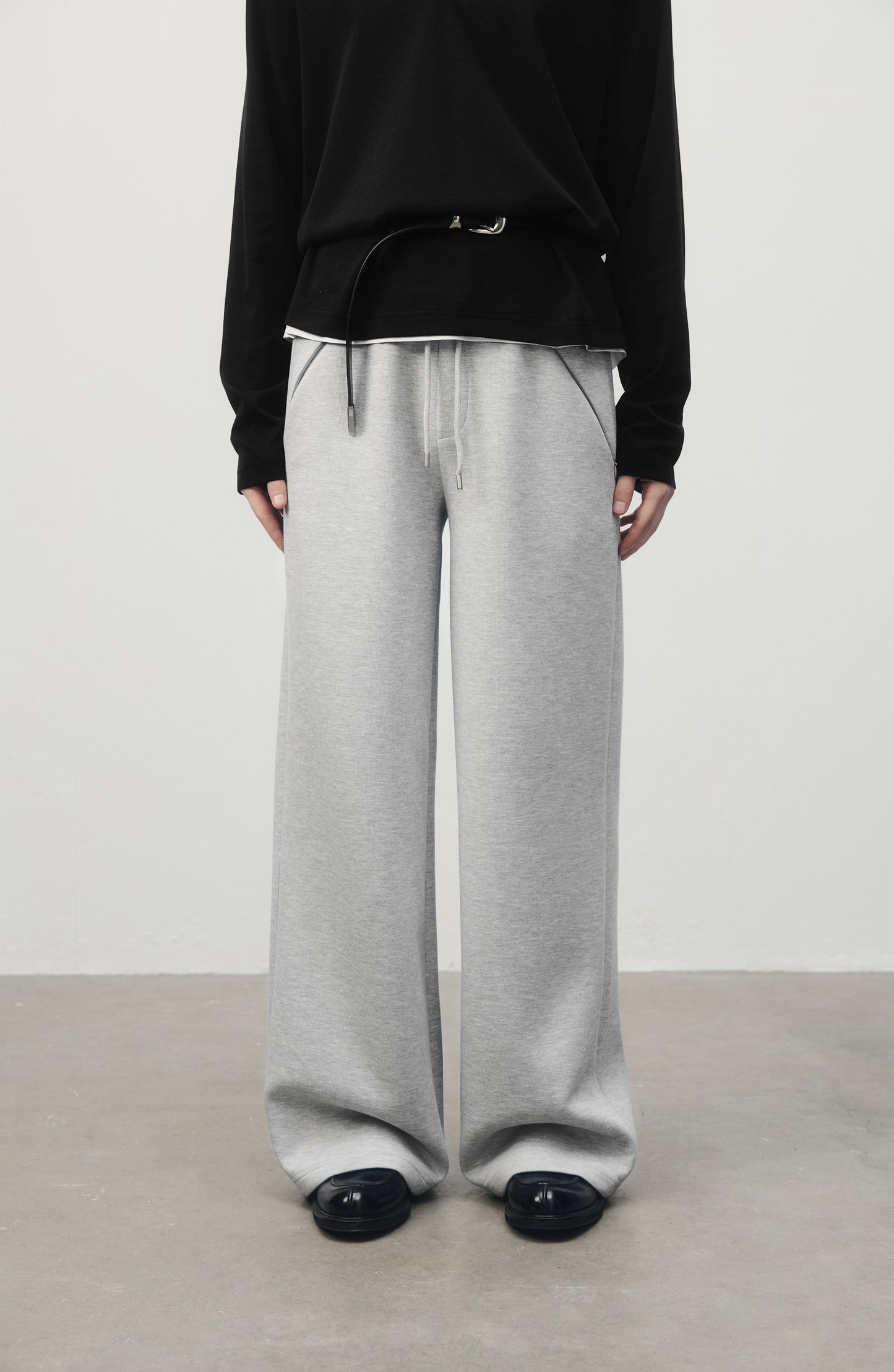 Wide-Leg Sweatpants