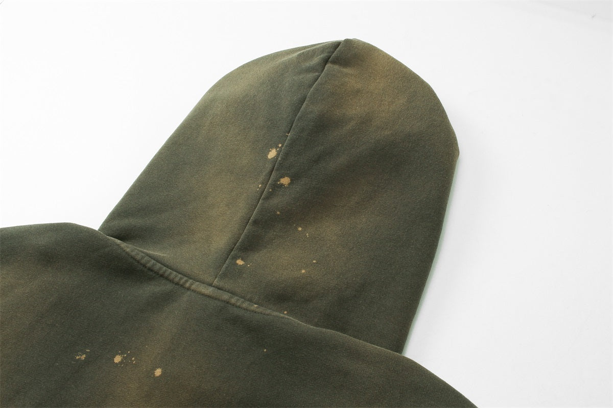 Distressed Box Hoodie