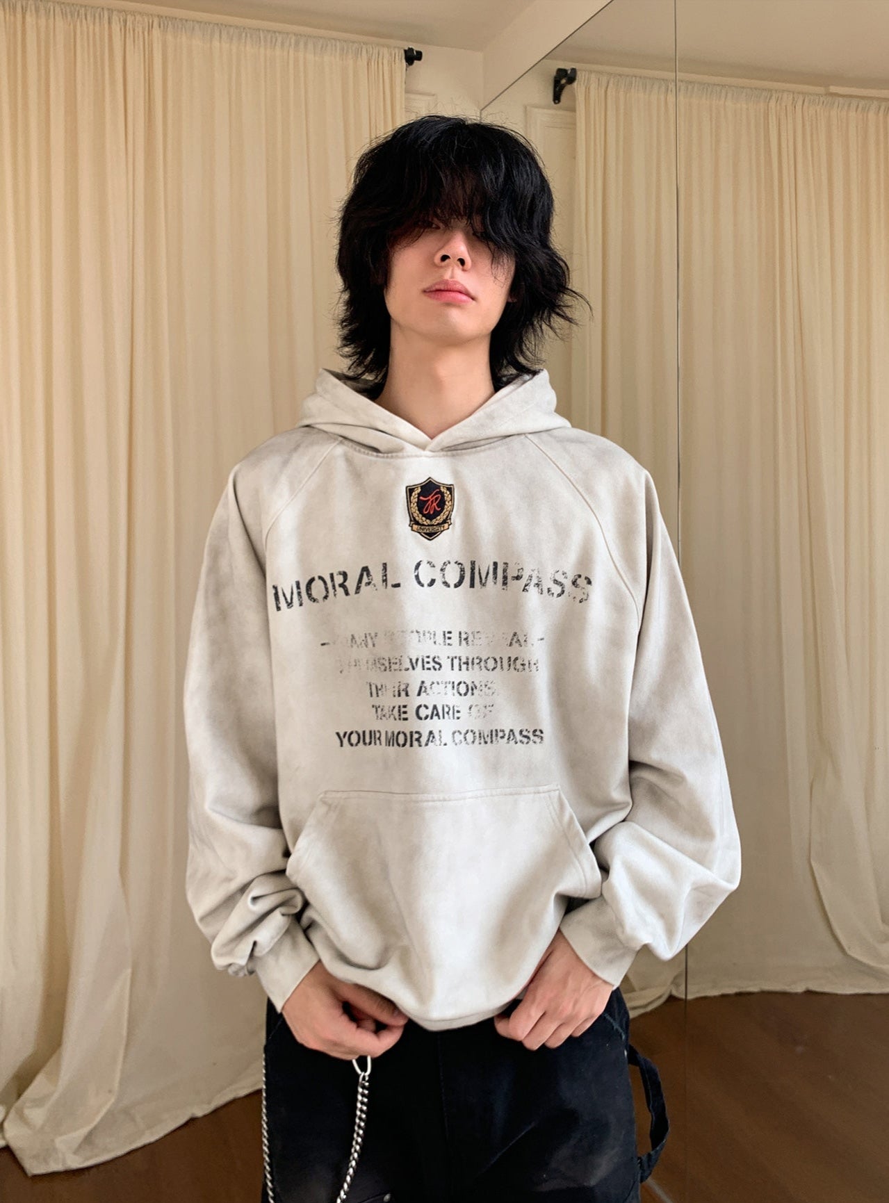 Moral Compass Graphic Hoodie