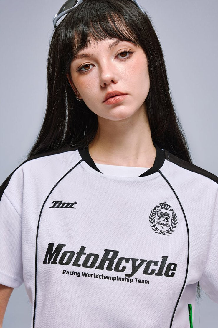 MotoRcycle Racing Crop Top