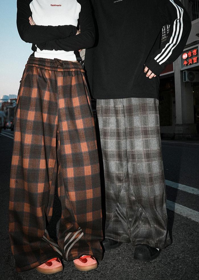 Maillard Plaid Stripe Pants