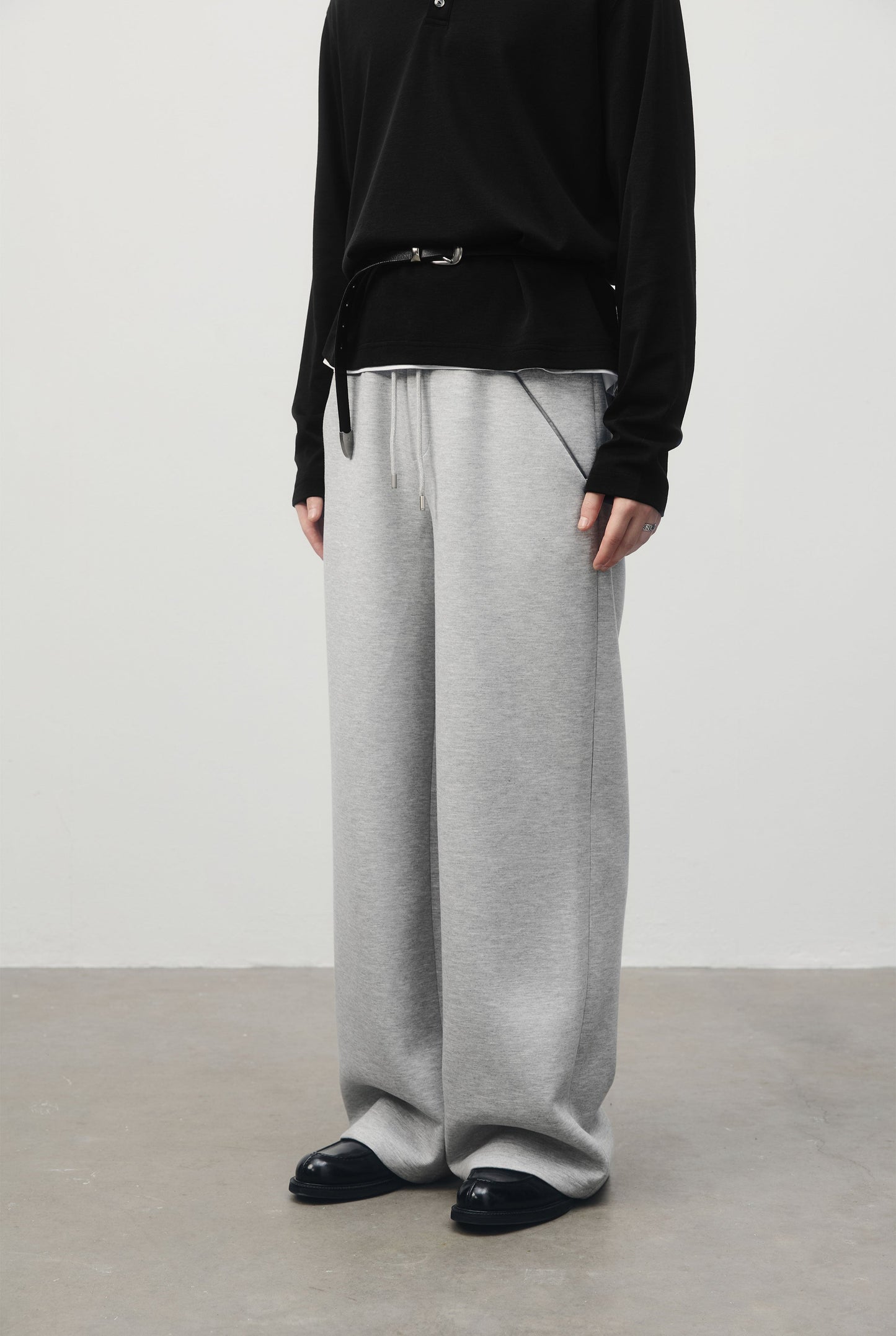 Wide-Leg Sweatpants