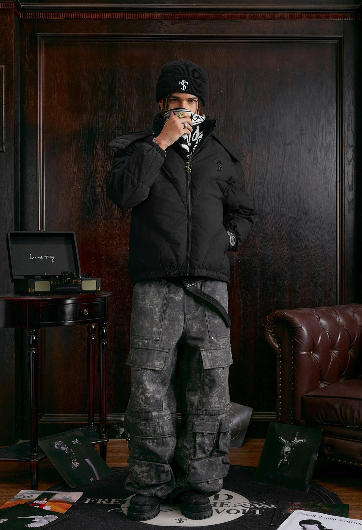 Quilted Down Puffer Jacket