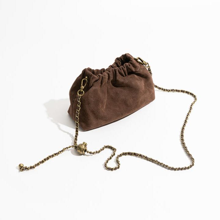 Mini Suede Messenger Bag