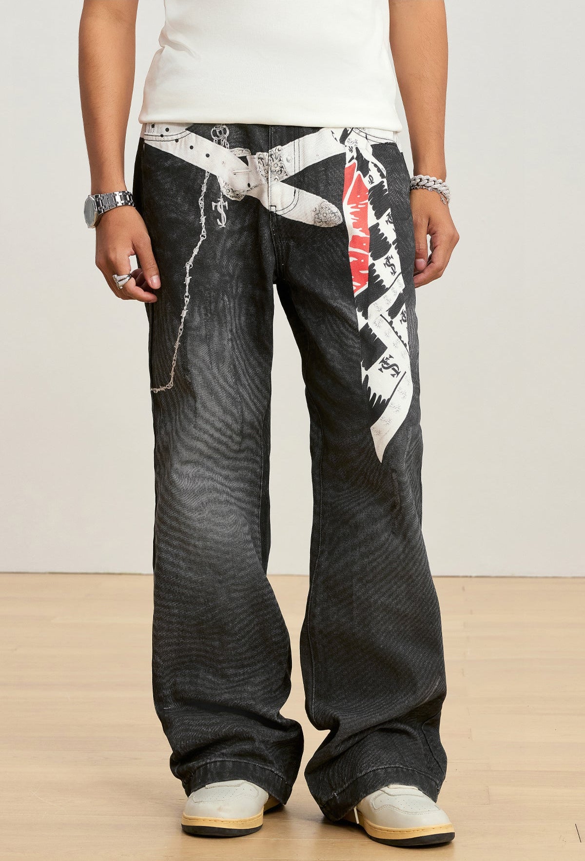 Kerchief 3D Pants