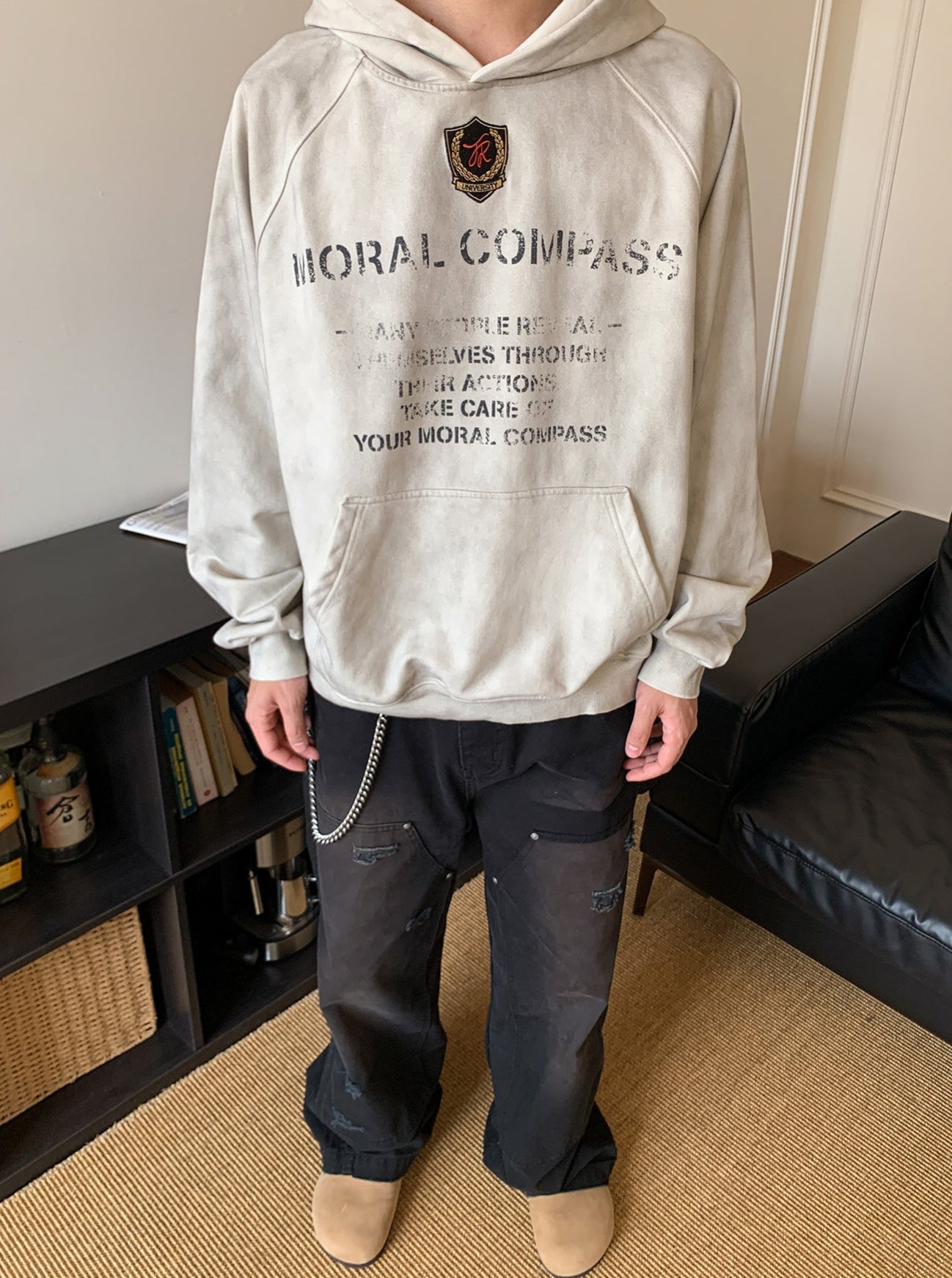 Double Knee Distressed Pants