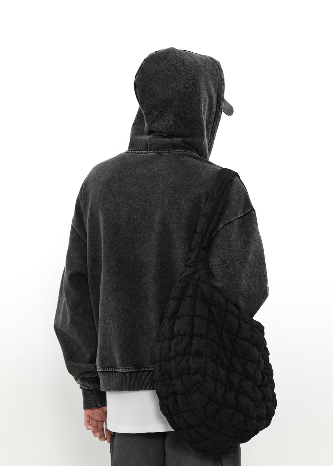 Distressed Zip Hoodie