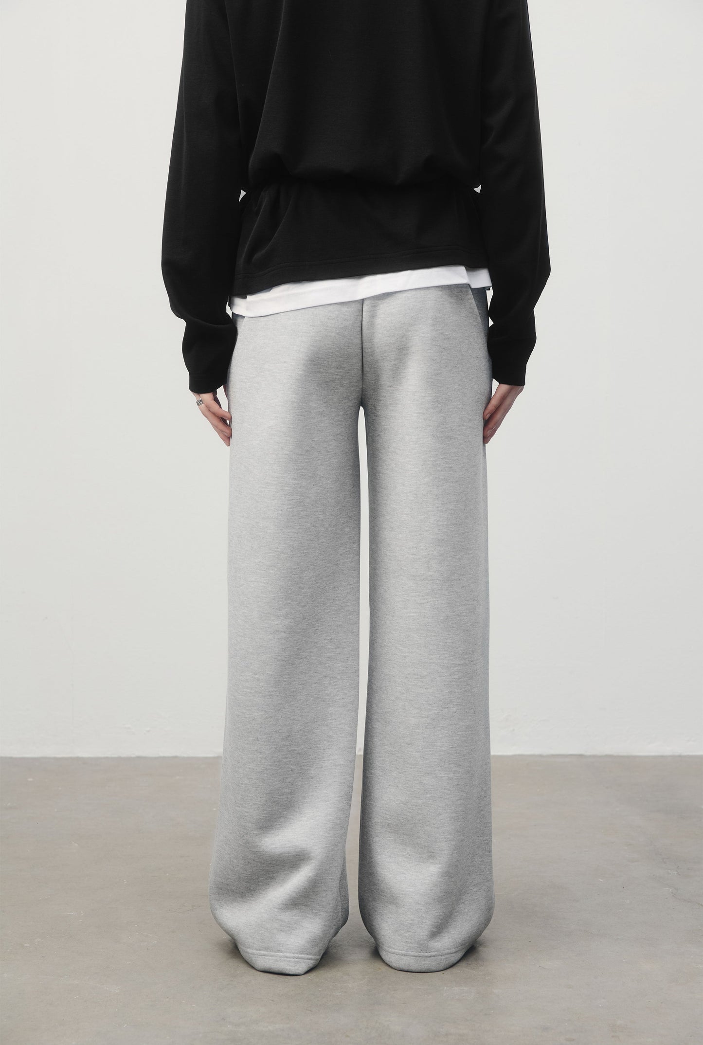 Wide-Leg Sweatpants