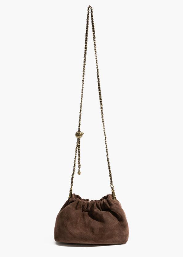 Mini Suede Messenger Bag