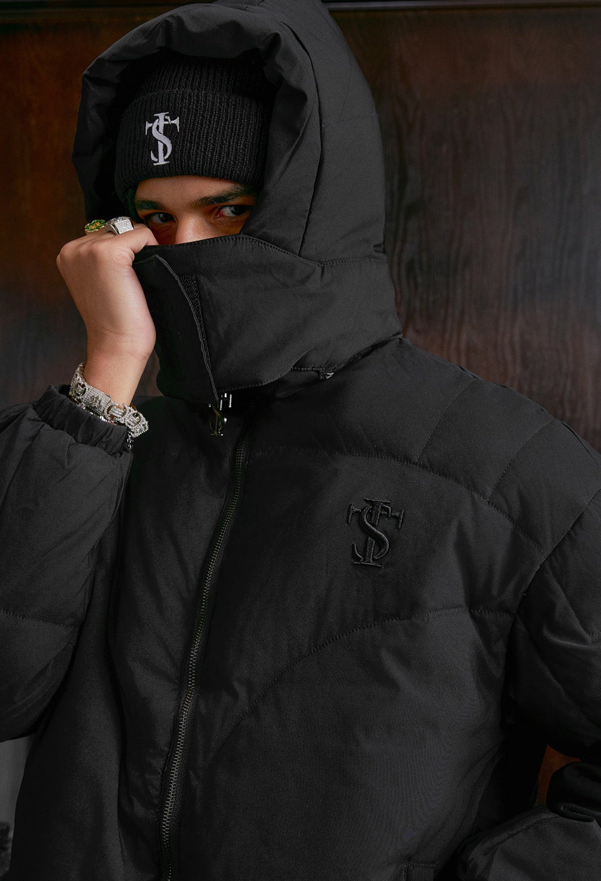 Quilted Down Puffer Jacket