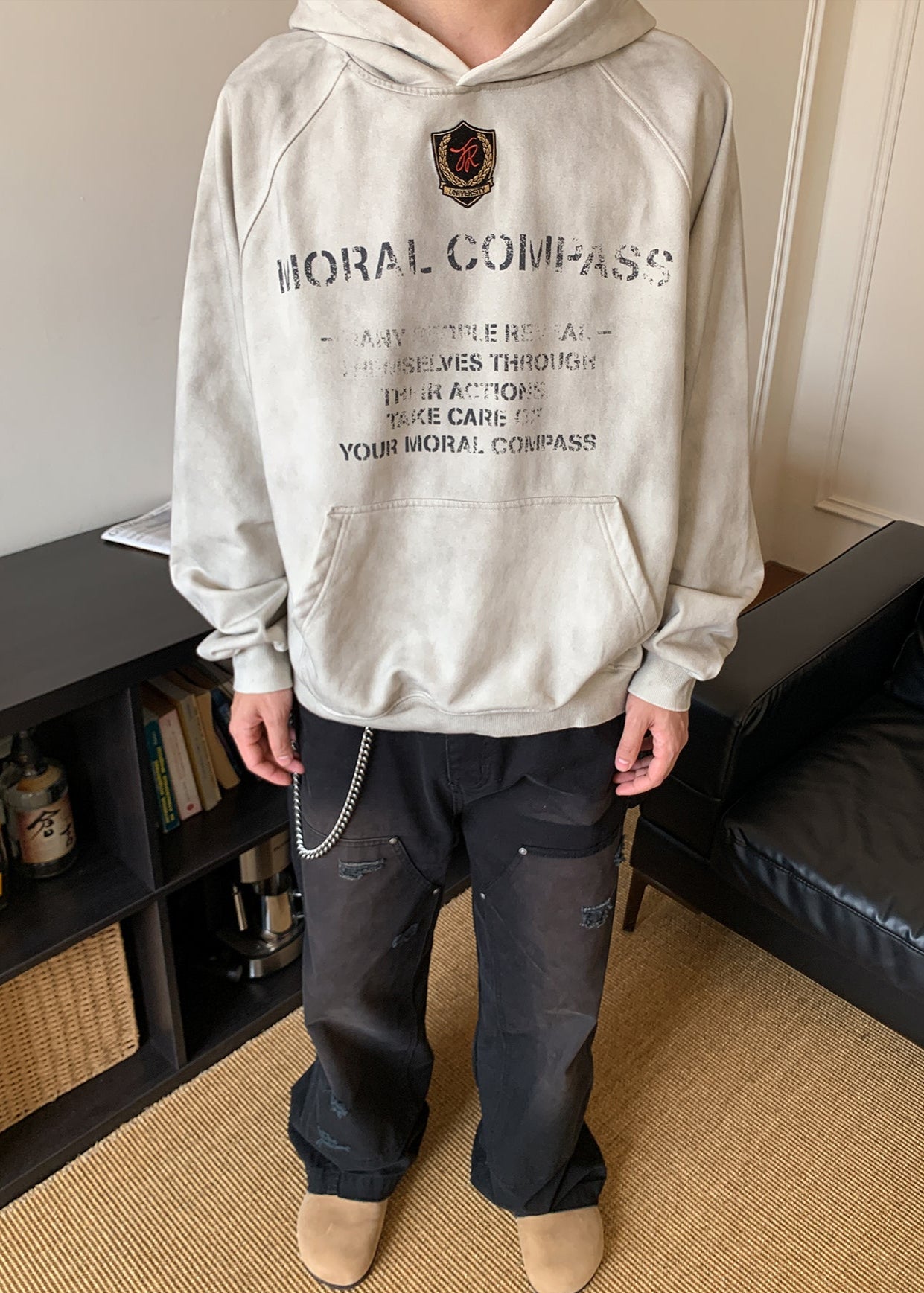 Moral Compass Graphic Hoodie