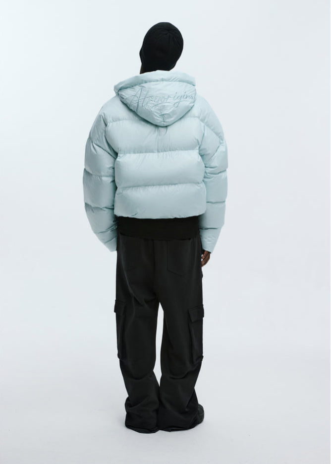 Cropped Retro Puffer Jacket