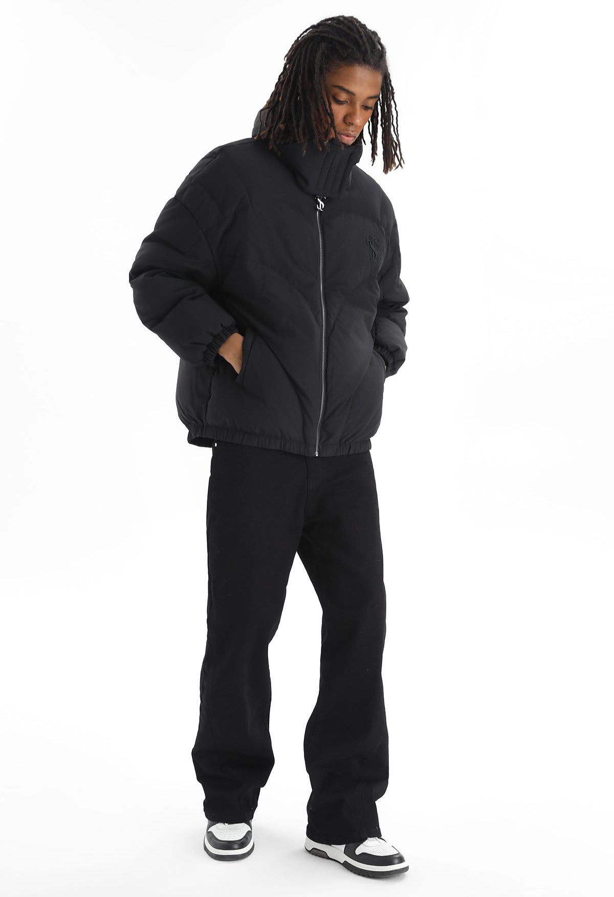 Quilted Down Puffer Jacket