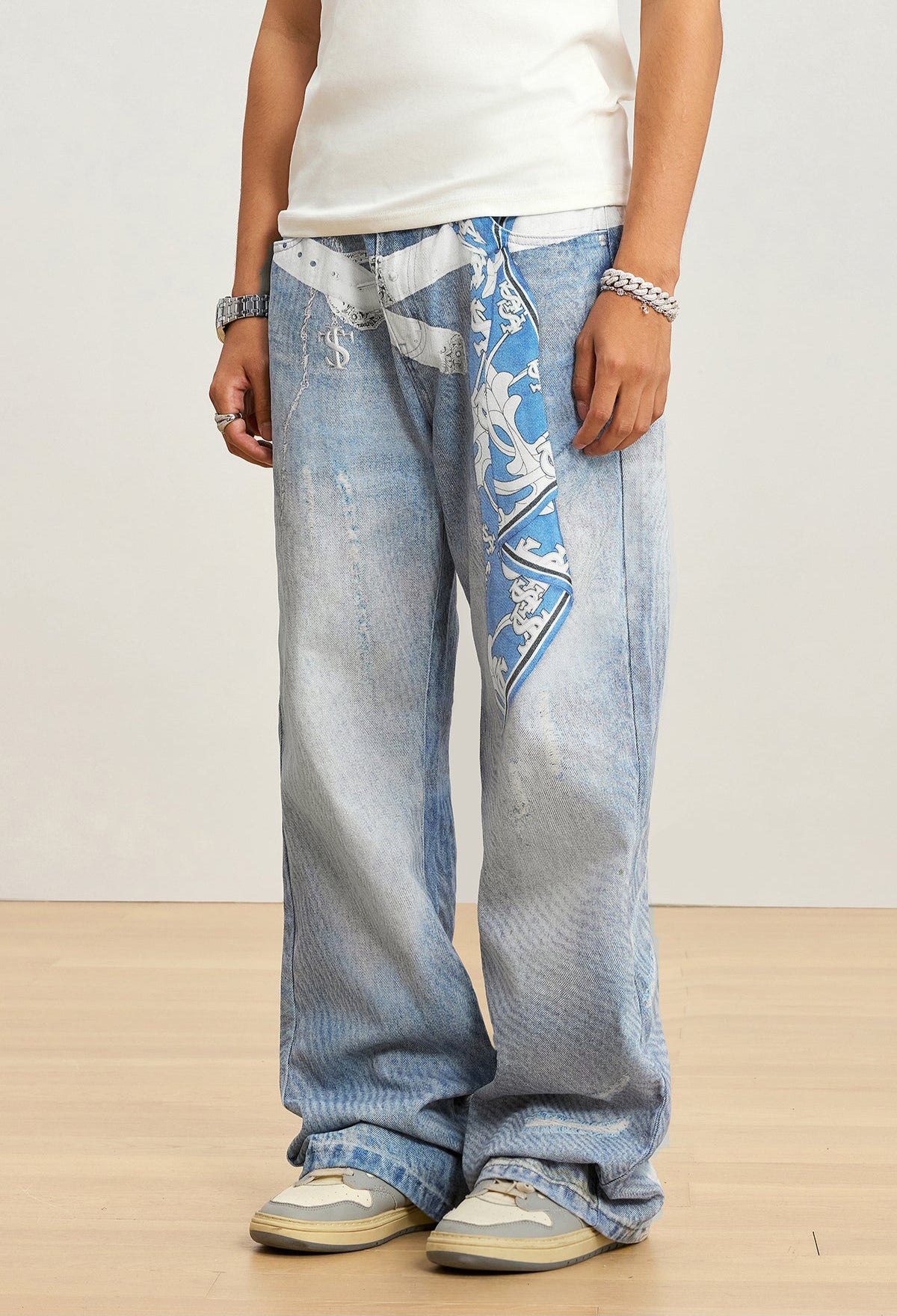 Kerchief 3D Pants