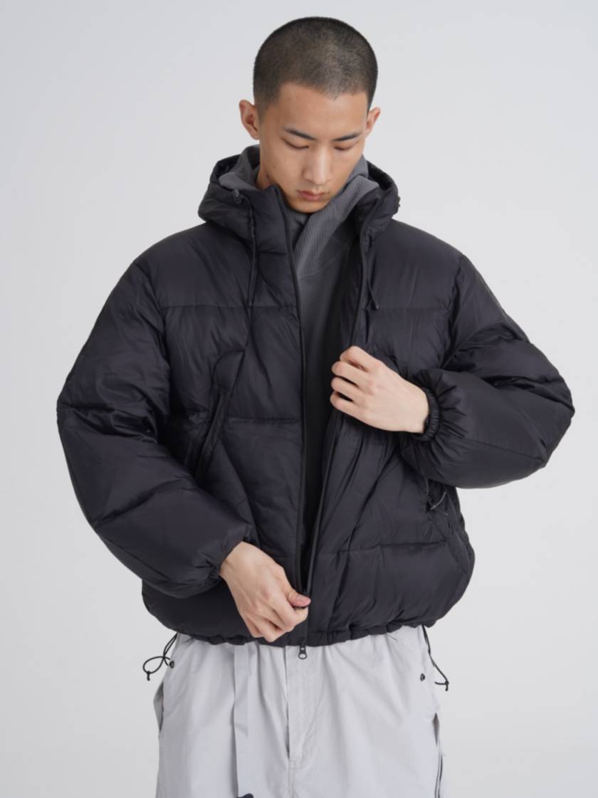 Lässige Winter-Pufferjacke
