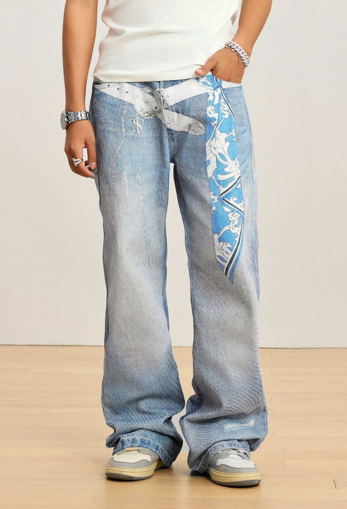 Kerchief 3D Pants