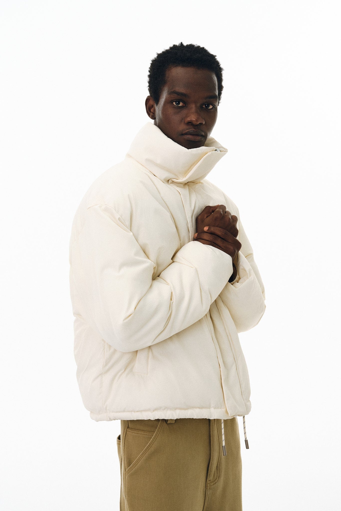 Textured Puffer Jacket