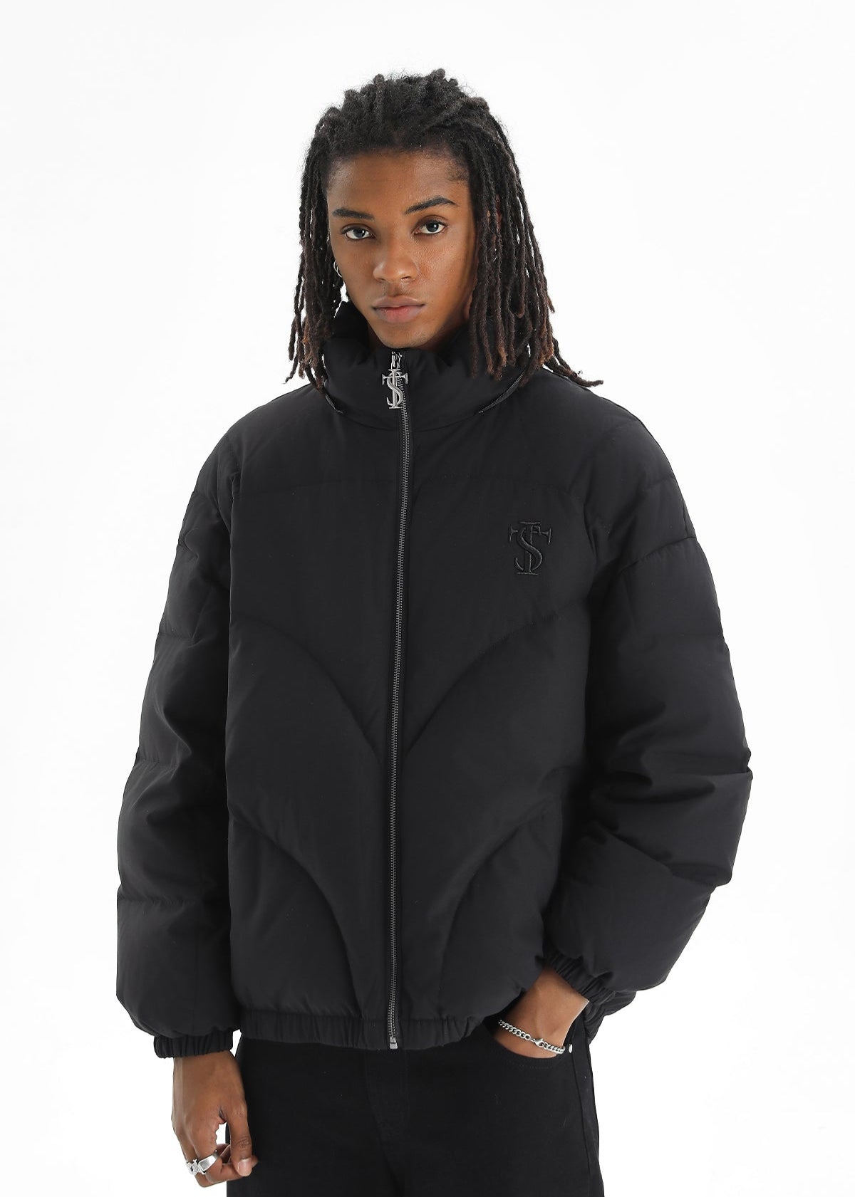 Quilted Down Puffer Jacket