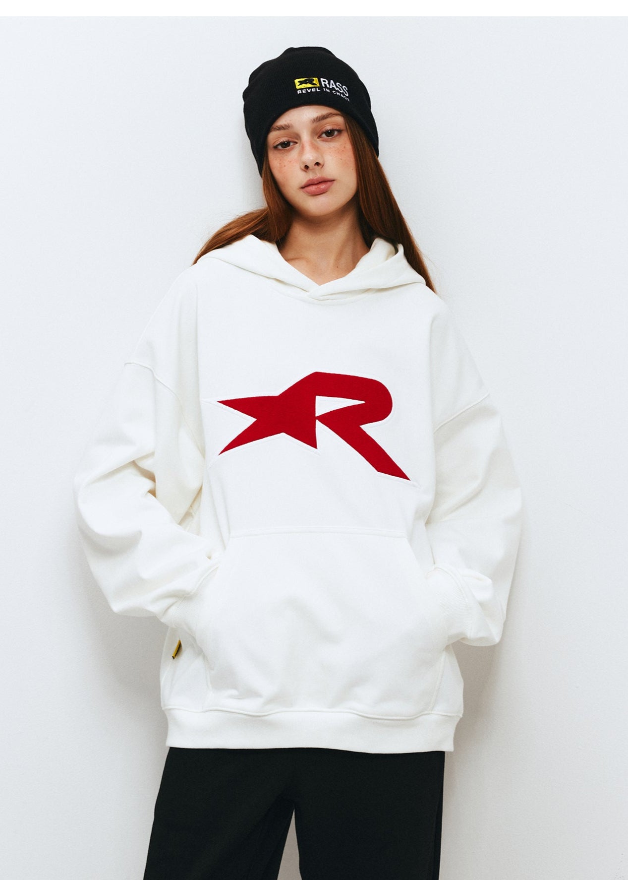 RASS Star Contrasting Patch Hoodie