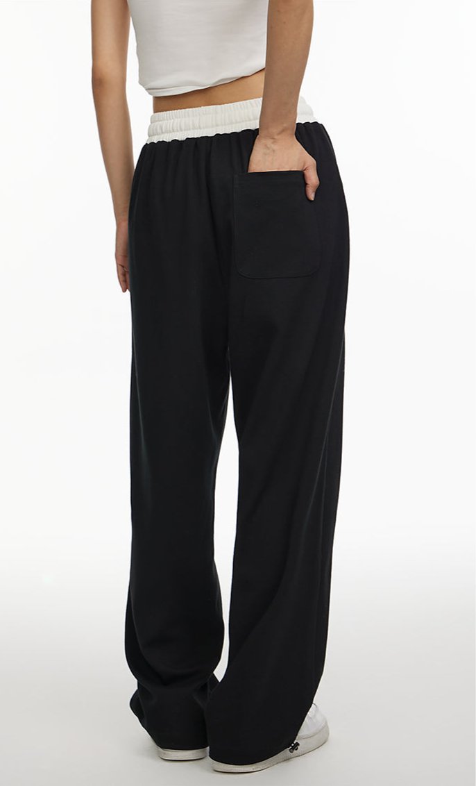 Drawstring Wide-Leg Pants