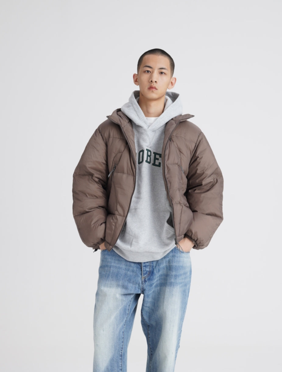 Lässige Winter-Pufferjacke