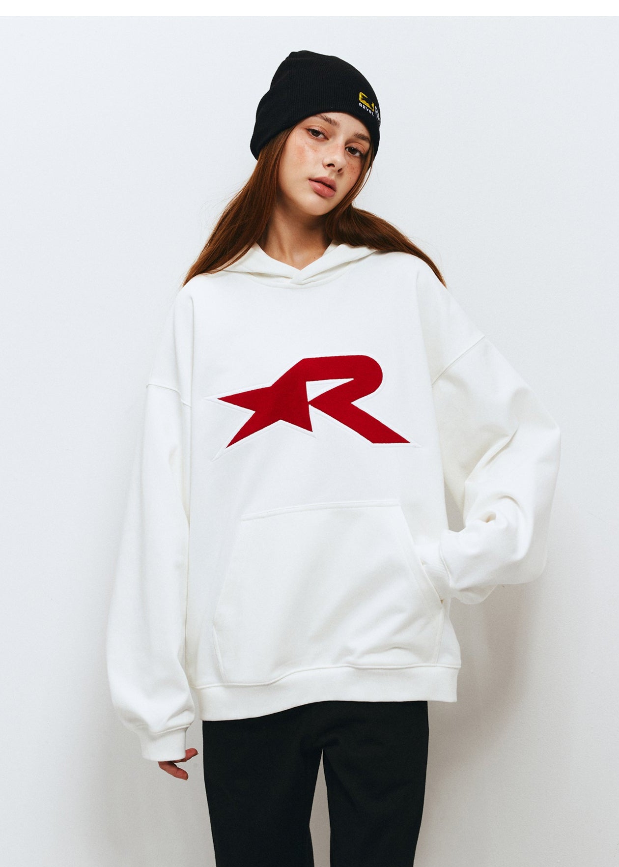 RASS Star Contrasting Patch Hoodie