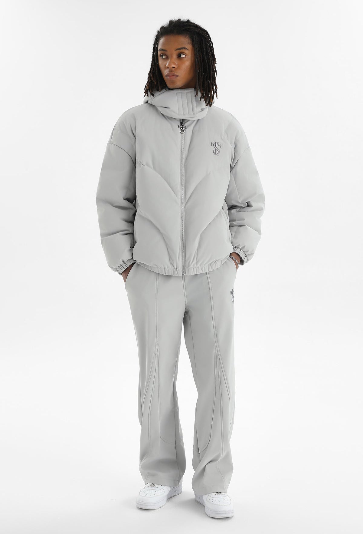 Quilted Down Puffer Jacket