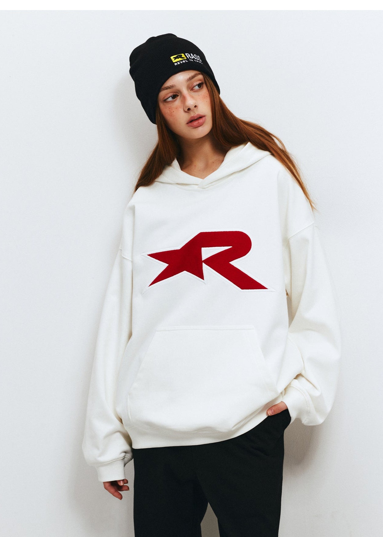 RASS Star Contrasting Patch Hoodie