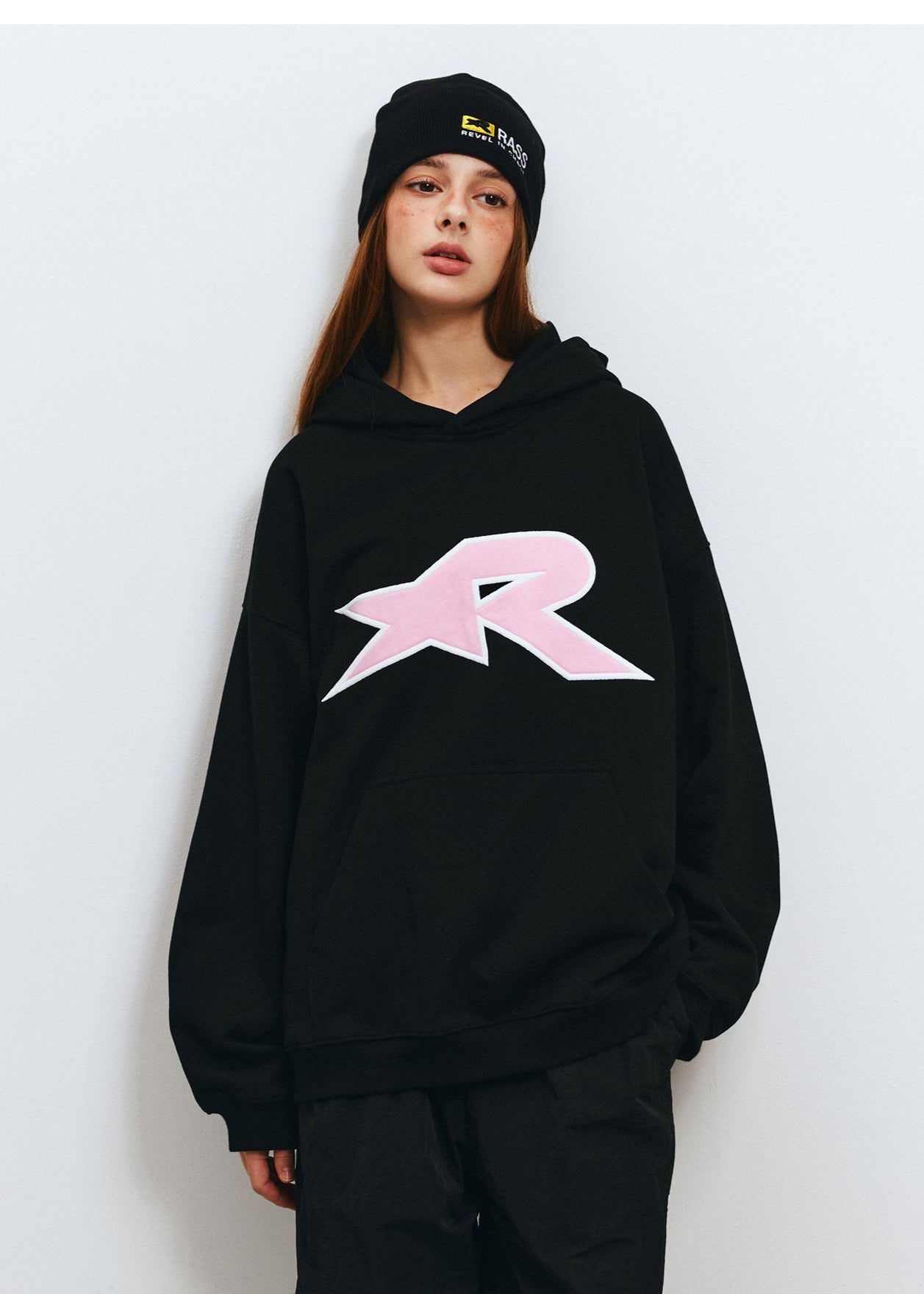 RASS Star Contrasting Patch Hoodie