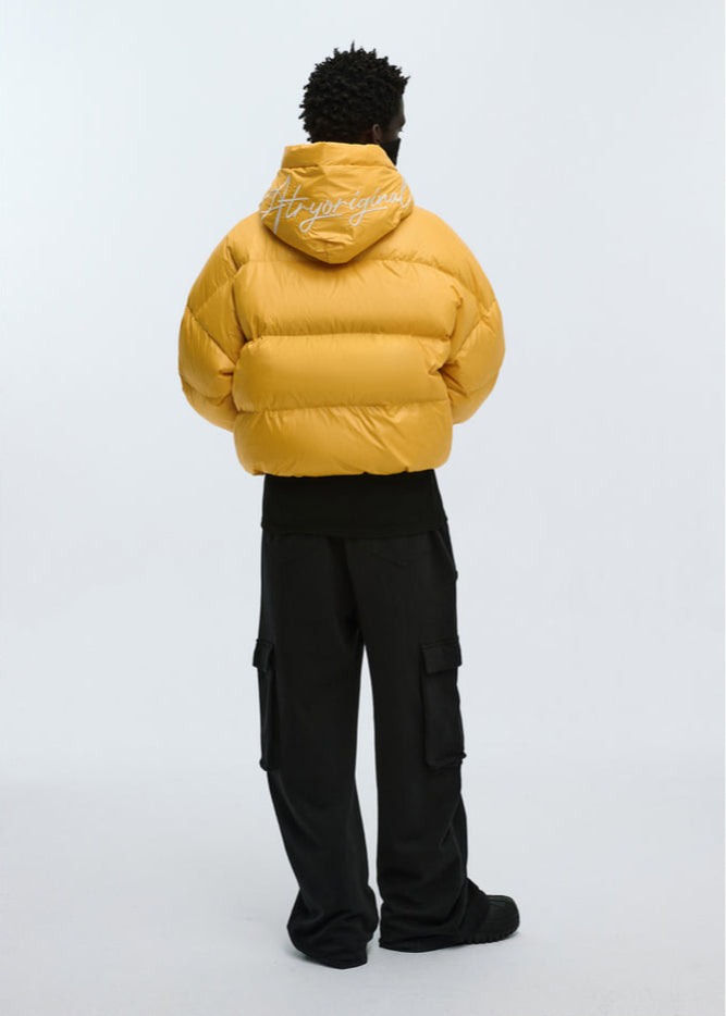 Cropped Retro Puffer Jacket