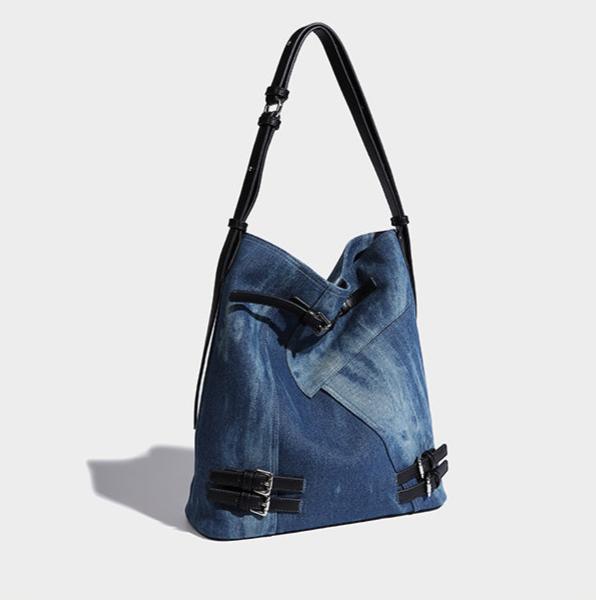 Classic Denim Bucket Bag