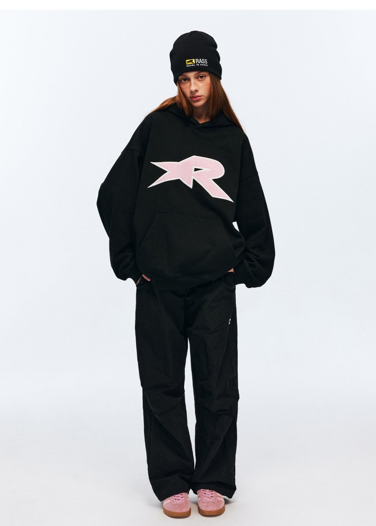 RASS Star Contrasting Patch Hoodie