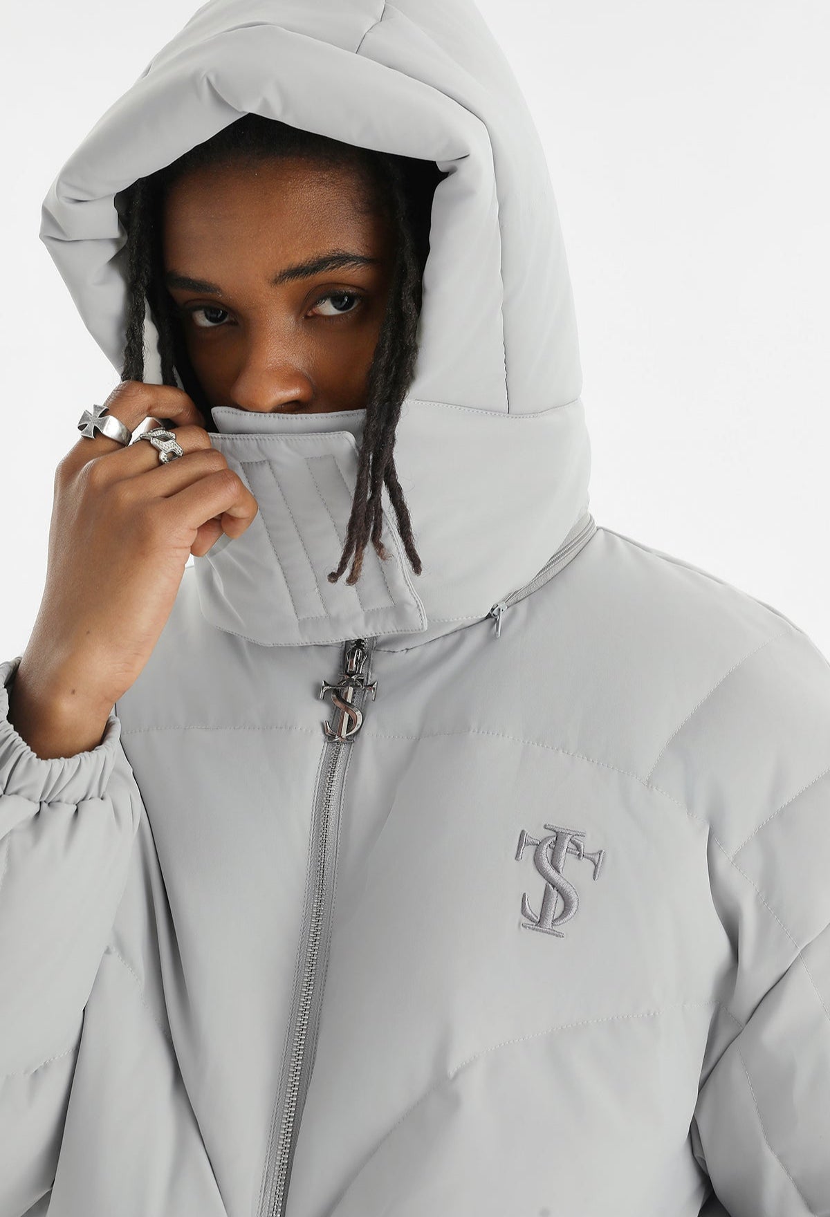 Quilted Down Puffer Jacket